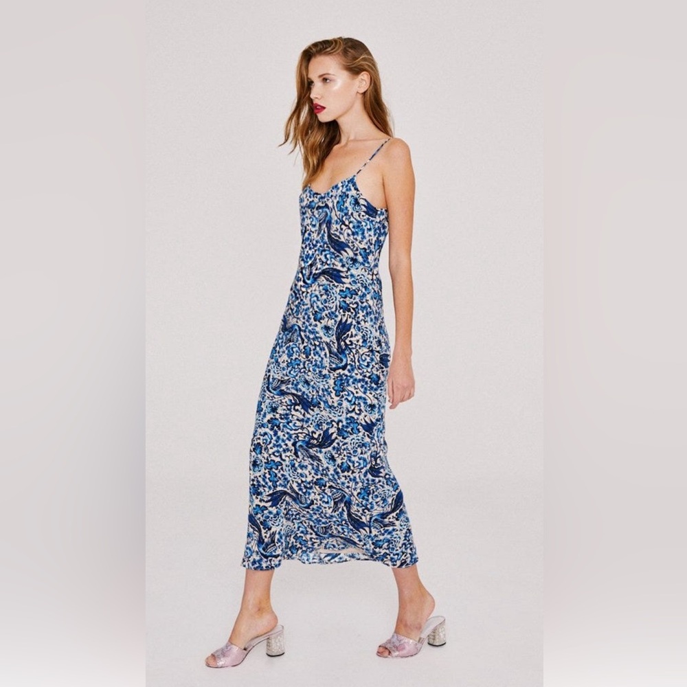 Stone cold fox temptation dress in willow print